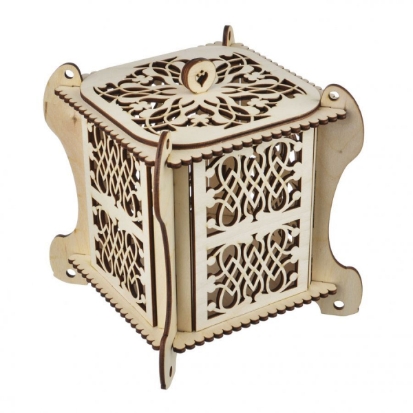 Cutie Sculptat Cu Laser Tăiat Vector Șablon Cutie Sculptat Cu Laser Tăiat Vector Șablon