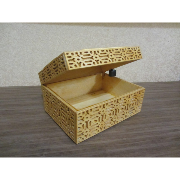 מגולף Fretwork תיבת צירים - לייזר לחתוך קובץ וקטורי מגולף Fretwork תיבת צירים - לייזר לחתוך קובץ וקטורי