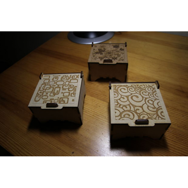Casket Box Laser Cutting Template — Vector SVG for Jewelry Box Casket Box Laser Cutting Template — Vector SVG for Jewelry Box