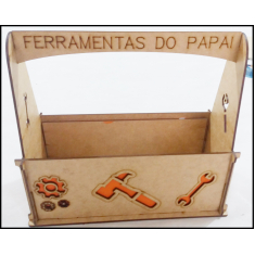 Ferramentas do Papai Tool Box - Laser Cut Vector Template