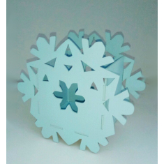 Snowflake Pen Holder Organizer