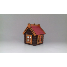 Liten Timmerstuga - Laser Cut Mall Vektor