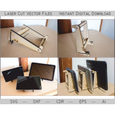 قرص ایستاده — Foldable لیزر برش فایل وکتور