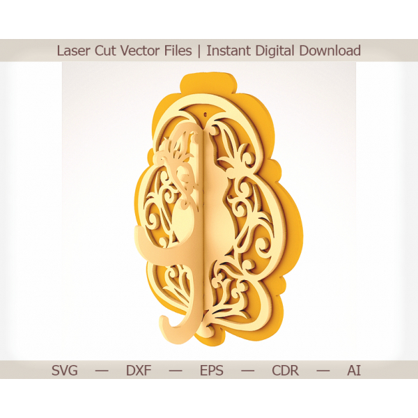 Ornate ผนังไม้แขวเลเซอร์ตัดเว็กเตอแฟ้ม Ornate ผนังไม้แขวเลเซอร์ตัดเว็กเตอแฟ้ม