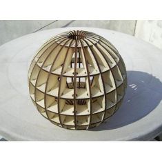 - Grafik-Ball - Laser-Cut-Vektor-Vorlage