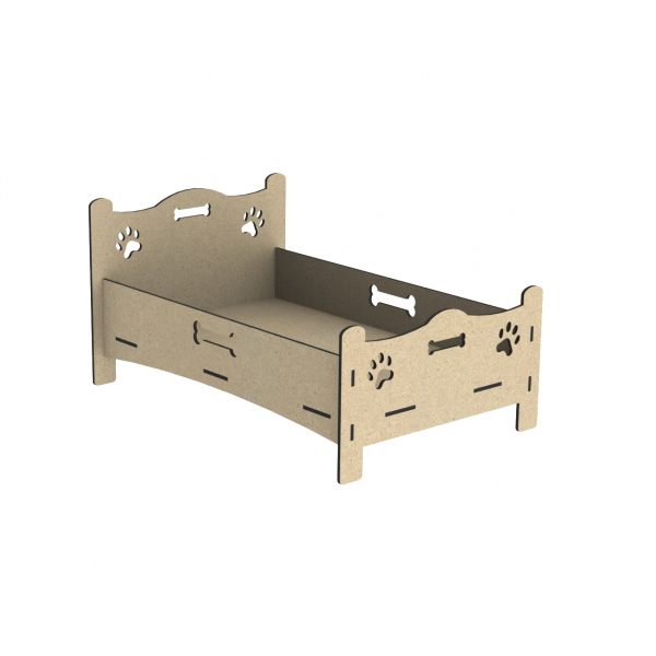 Taglio Laser Cane Letto Vettoriale Modello per macchine per il taglio Laser e CNC Taglio Laser Cane Letto Vettoriale Modello per macchine per il taglio Laser e CNC