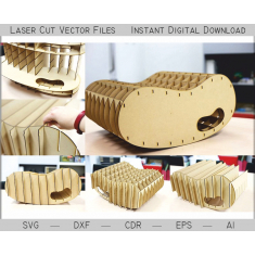 Parametrico Sede - Taglio Laser Modello Vettoriale