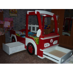 Djeca Auto Krevet Vektor Šablon