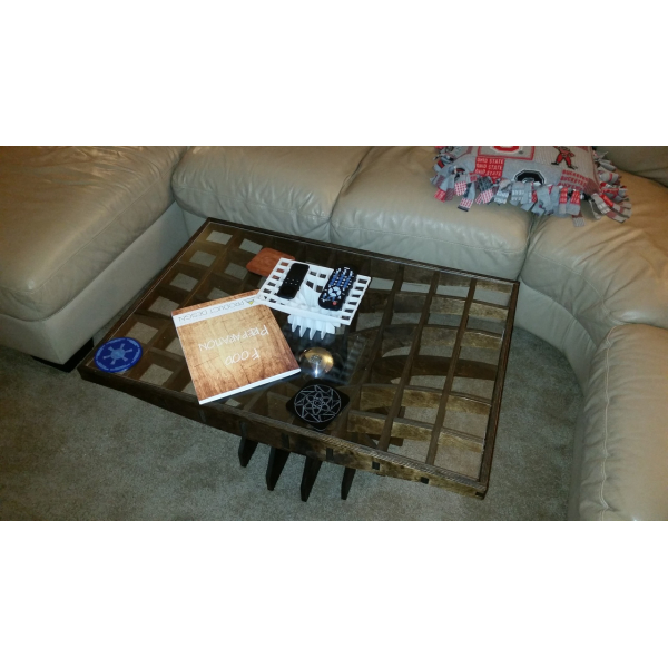 Lattice Coffee Table Vector File for Laser Cutting