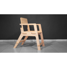 Flatpack تخته سه لا صندلی - برش لیزر بردار قالب