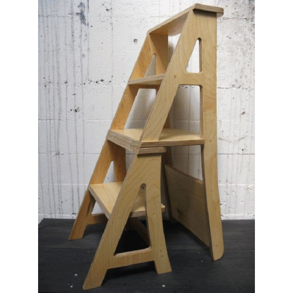Stepladder เก้าอี้เลเซอร์ตัดการแฟ้มเว็กเตอร์ต้นแบบสำหรับ Plywood Stepladder เก้าอี้เลเซอร์ตัดการแฟ้มเว็กเตอร์ต้นแบบสำหรับ Plywood