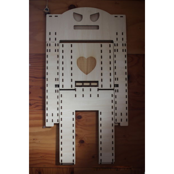 Robot Sedia Taglio Laser File Vettoriale