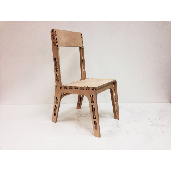 Laser Cut Chair Vector Template for Plywood SVG DXF AI Laser Cut Chair Vector Template for Plywood SVG DXF AI