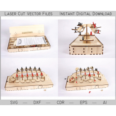 Game Centipede – Laser Cut Vector Kit