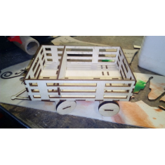 Brinquedo De Madeira Do Carrinho De Corte A Laser De Arquivos Vetoriais