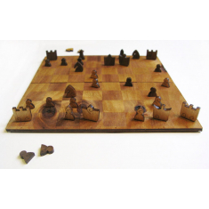 Fablab Chess - Laser Cut Vector Chess Set