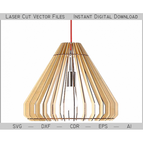 Nútíma Tré Hálsmen Lampa Vektor Sniðmát fyrir Leysir Klippa Nútíma Tré Hálsmen Lampa Vektor Sniðmát fyrir Leysir Klippa