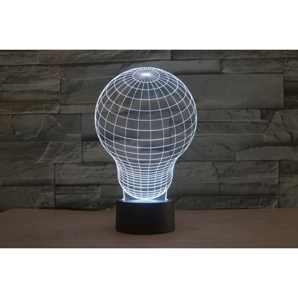 Rura rusztowania Kontrolka 3D Illusion Lamp - Wektor cięcia Laserowego Rura rusztowania Kontrolka 3D Illusion Lamp - Wektor cięcia Laserowego