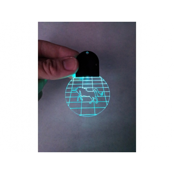 Unicorn Synthwave Pendant - Laser Cutting Vector File (SVG, DXF, AI) Unicorn Synthwave Pendant - Laser Cutting Vector File (SVG, DXF, AI)