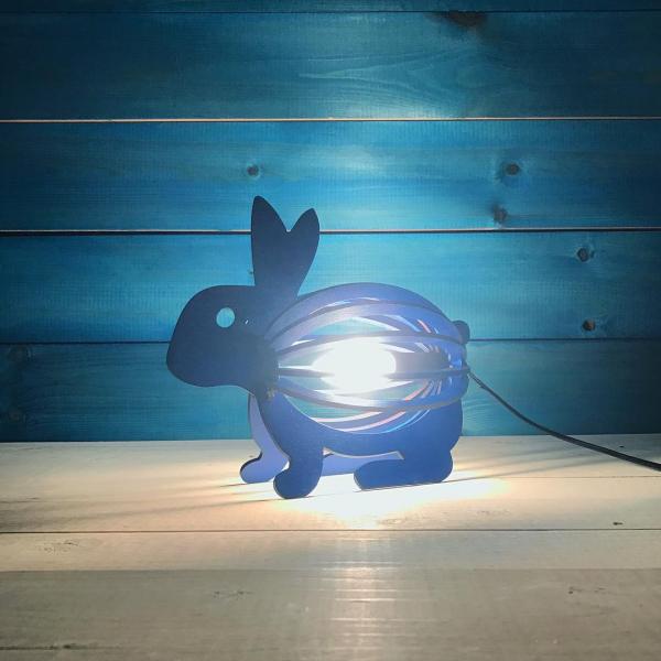 Coniglio Lampada Taglio Laser SVG – Coniglietto Luce Notturna Modello Coniglio Lampada Taglio Laser SVG – Coniglietto Luce Notturna Modello