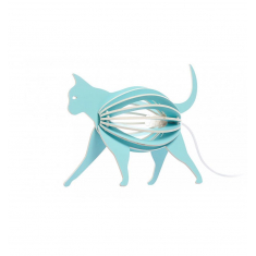 Cat ໄຟ Laser ຕັດແມ່ແບບ Vector
