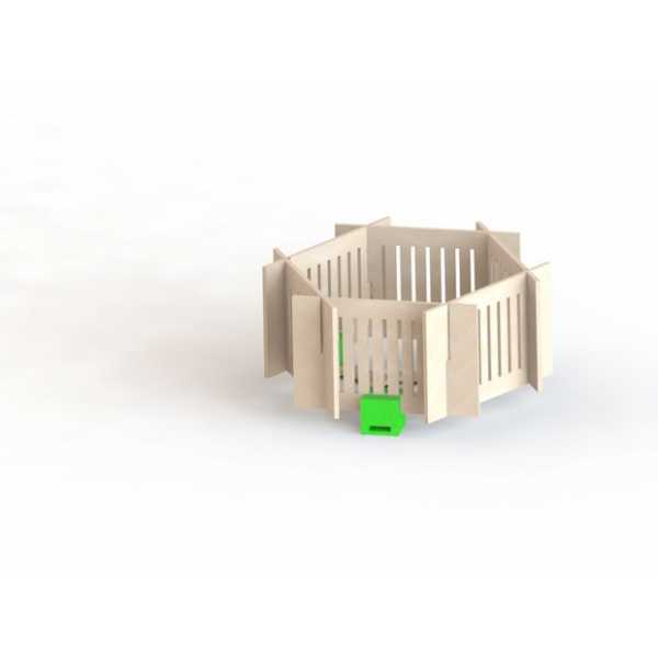 Mini Hex Světlo — Laser Cut Vektorové Souboru pro Malé Dřevěné Lampy