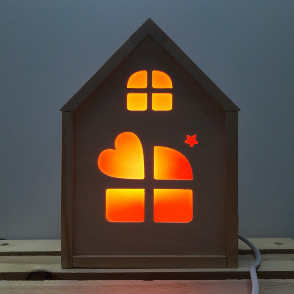 Night Light House Laser Cut Template - Vector File for Lamps Night Light House Laser Cut Template - Vector File for Lamps