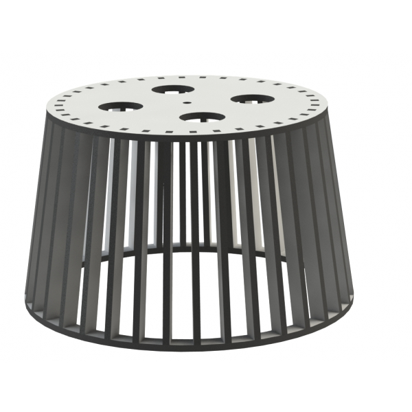 Parametric Lamp Vector File for Laser Cutting
