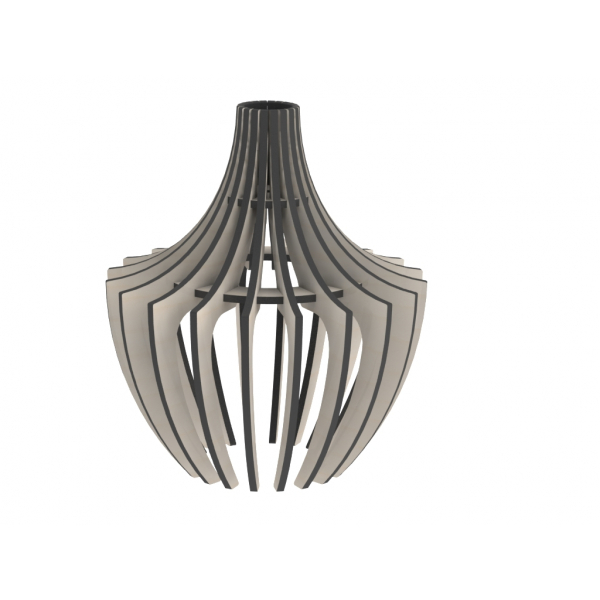 Parametric Pendant Lamp — Laser Cut Vector Template Parametric Pendant Lamp — Laser Cut Vector Template