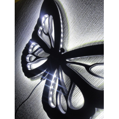 LED Butterfly—벡터 레이저 절단 템플릿