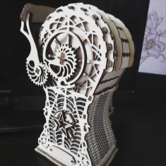 USSR sparegris Laser Cut Vektor Skabelon