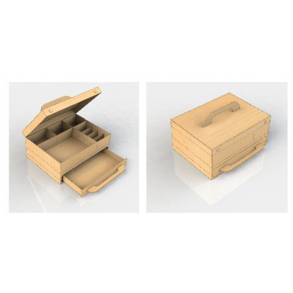 Organizer Drawer Box Laser Cut Vector Template Organizer Drawer Box Laser Cut Vector Template