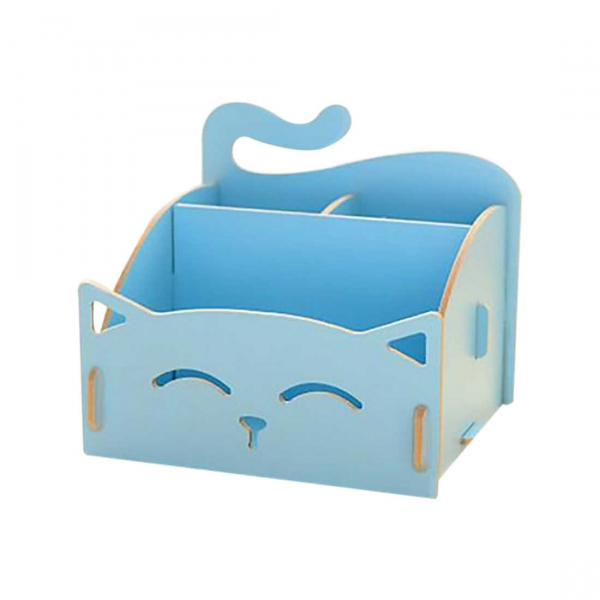 Gato Secretária Organizador De Corte A Laser De Arquivo - Gato Bonito De Armazenamento De Caixa De Vetor Gato Secretária Organizador De Corte A Laser De Arquivo - Gato Bonito De Armazenamento De Caixa De Vetor