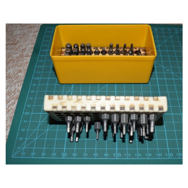Láser de corte de archivo compacto bits organizador — SVG/DXF vector plantilla Láser de corte de archivo compacto bits organizador — SVG/DXF vector plantilla