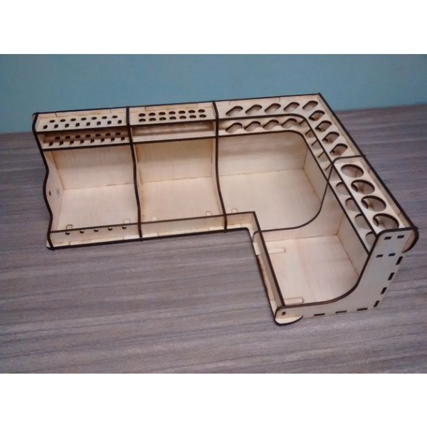 Laserové Vektor Šablona: Šroubovák a Tool Organizer pro Laserové Řezání Laserové Vektor Šablona: Šroubovák a Tool Organizer pro Laserové Řezání