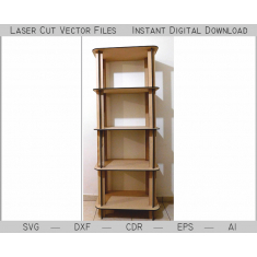 Compound Shelf - Laser Cut Vector Template