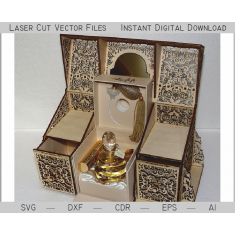Luxury Boxing - Perfume & Jewelry Box Laser Cut Vector