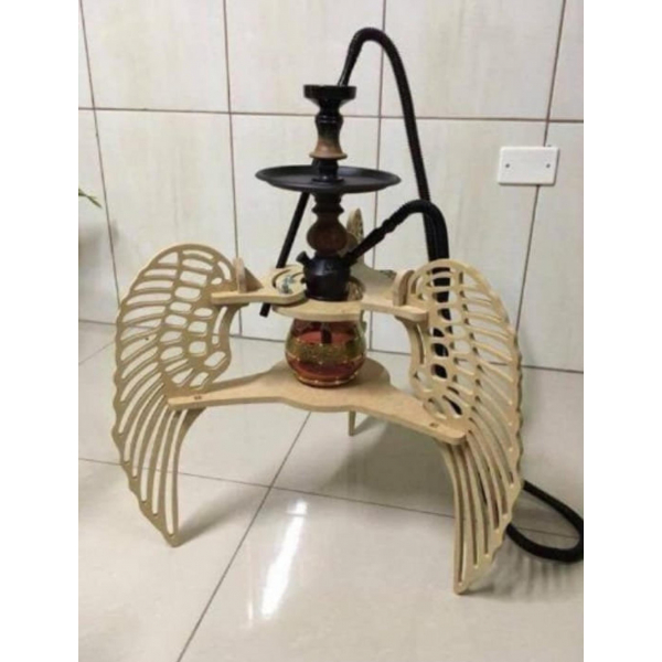 Shisha Stand-Laser-Schnitt-Vektor-Datei – Shisha Stand Vorlage