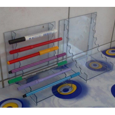 Makeup Brush & Pen Stand - Laser Cutting Vector Template