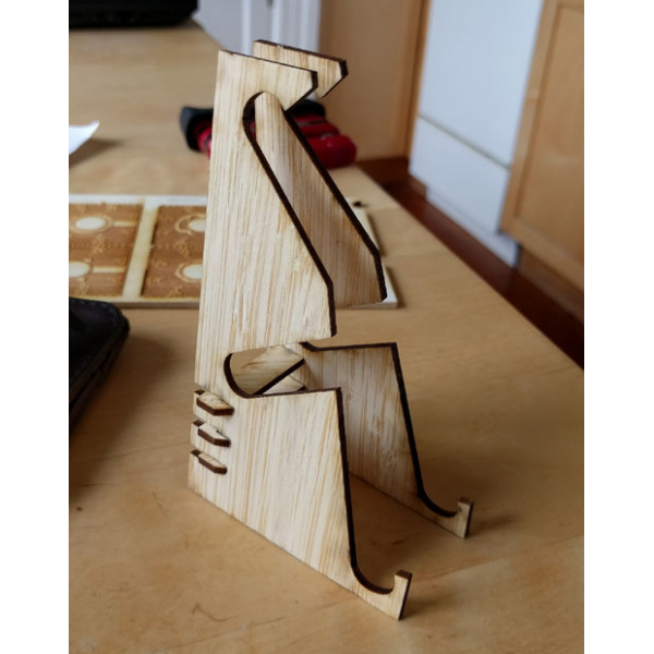 Laser Cut Phone Stand Vector Template – SVG & DXF Instant Download Laser Cut Phone Stand Vector Template – SVG & DXF Instant Download