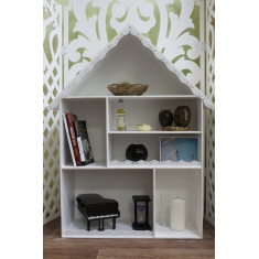 A Forma Da Casa Decoração Vida - De-Prateleira De Corte A Laser Modelo De Vetor De