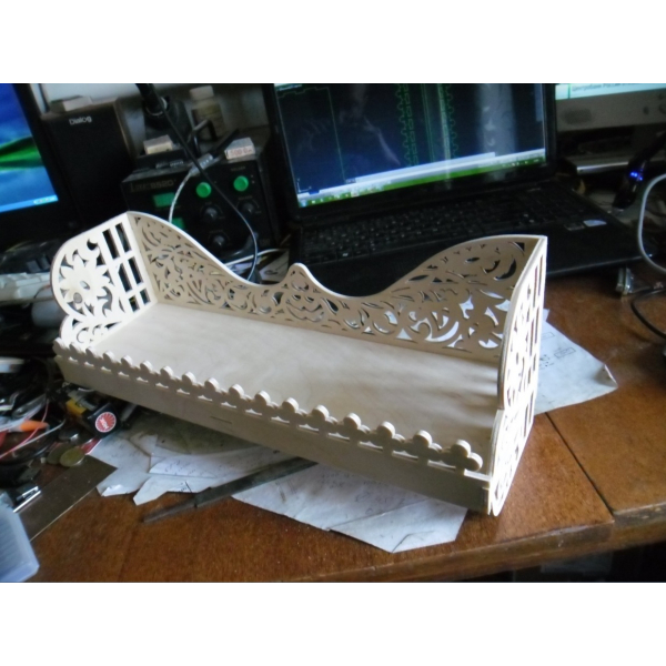 Ornate Carved Shelf Laser Cut Vector Template for Plywood and MDF Ornate Carved Shelf Laser Cut Vector Template for Plywood and MDF