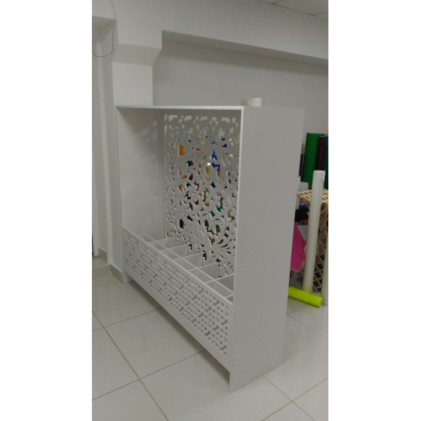 선반 파티션 레이저 절단 벡터—장식적인 선조 패널 선반 파티션 레이저 절단 벡터—장식적인 선조 패널