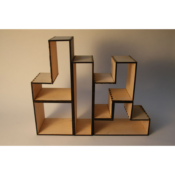 Tetris ชั้นวาเลเซอร์ตัดเว็กเตอร์ต้นแบบ Tetris ชั้นวาเลเซอร์ตัดเว็กเตอร์ต้นแบบ