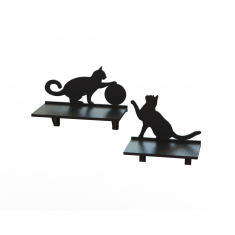 Cat Shelves Vector ແບບ(ຫຼິ້ນແມ)—Laser ຕັດ