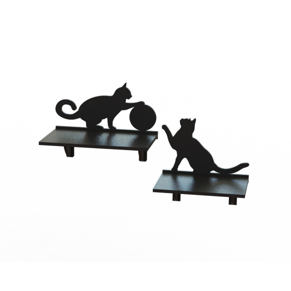 Cat Tường Kệ Laser Cắt Véc tơ – vui Tươi Mèo BONNIE &amp; LÒNG