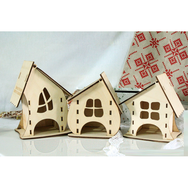 Tea House Laser Cut Soubor s Sáček Čaje Držitel - SVG, DXF, AI, EPS Tea House Laser Cut Soubor s Sáček Čaje Držitel - SVG, DXF, AI, EPS