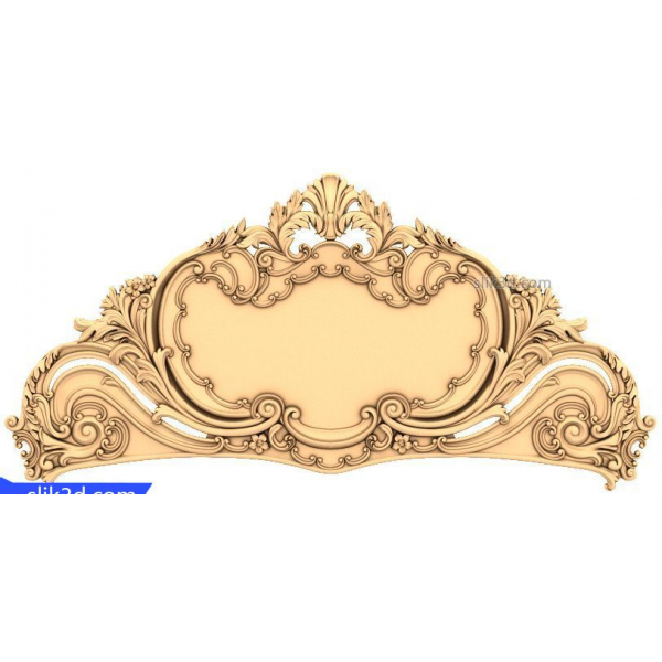 Exquisite Baroque Elegance 3D STL Model for CNC