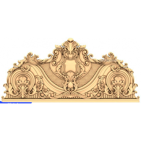 Rococo Elegance Panel 3D Model for CNC Rococo Elegance Panel 3D Model for CNC