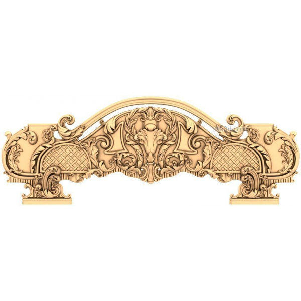 Barok Elegance Panel 3D STL Model til CNC Barok Elegance Panel 3D STL Model til CNC